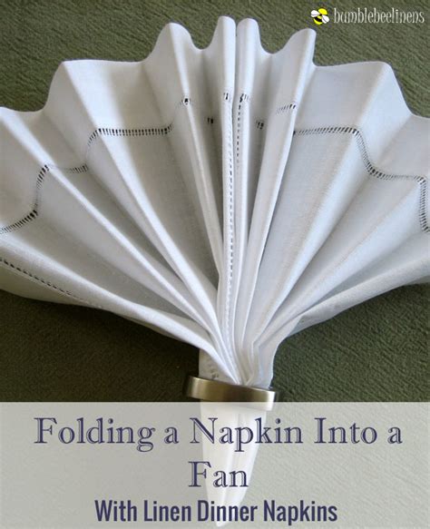 fan with stand napkin folding|fan folding in bed making.